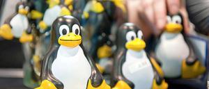 Der Pinguin ist das Maskottchen der Linux-Fans.