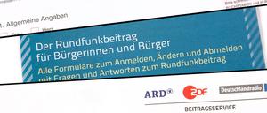 Durch die Neuanmeldung von 600000 Wohnungen stiegen die Einnahmen von ARD, ZDF und Deutschlandradio auf über acht Milliarden Euro. 