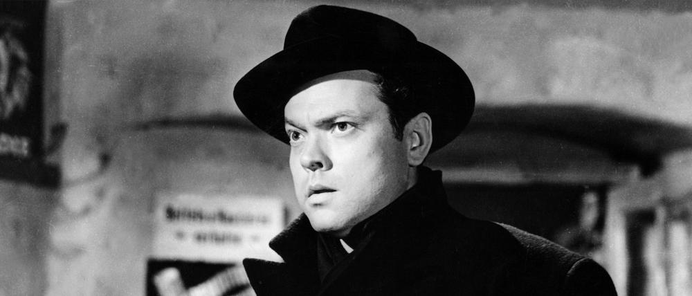 Orson Welles in seiner Rolle als Harry Lime in "Der Dritte Mann". 