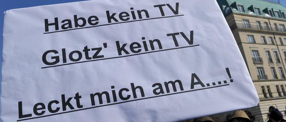 Mal lauter, mal leiser. Der Protest gegen den Rundfunkbeitrag hält an. Jetzt wird in Leipzig dagegen geklagt.