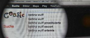 Bettina Wulff will gegen Google vorgehen. Grund ist die Autovervollständigen-Funktion.
