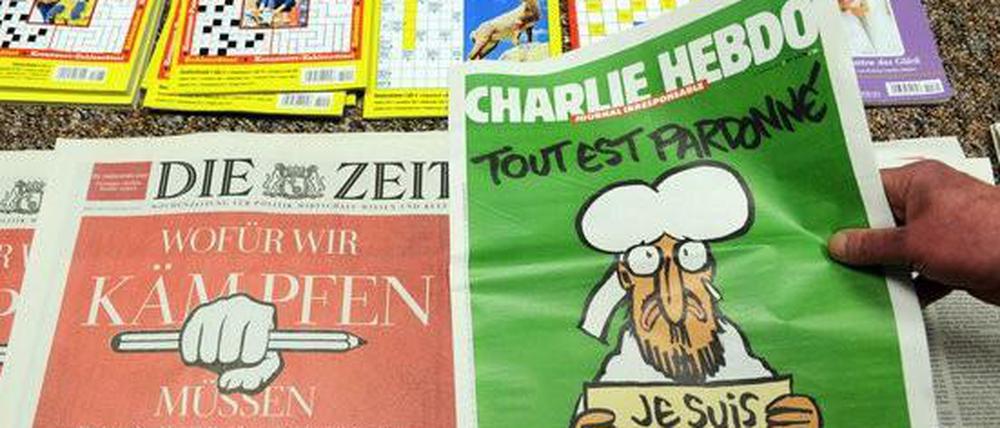 Vorerst letzte Ausgabe: "Charlie Hebdo" nach dem Attentat.