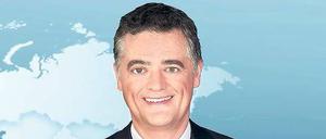 "Heute" in der Zuschauergunst hinter "RTL Aktuell": Matthias Fornoff, Moderator der ZDF-Hauptnachrichensendung, lächelt tapfer. 