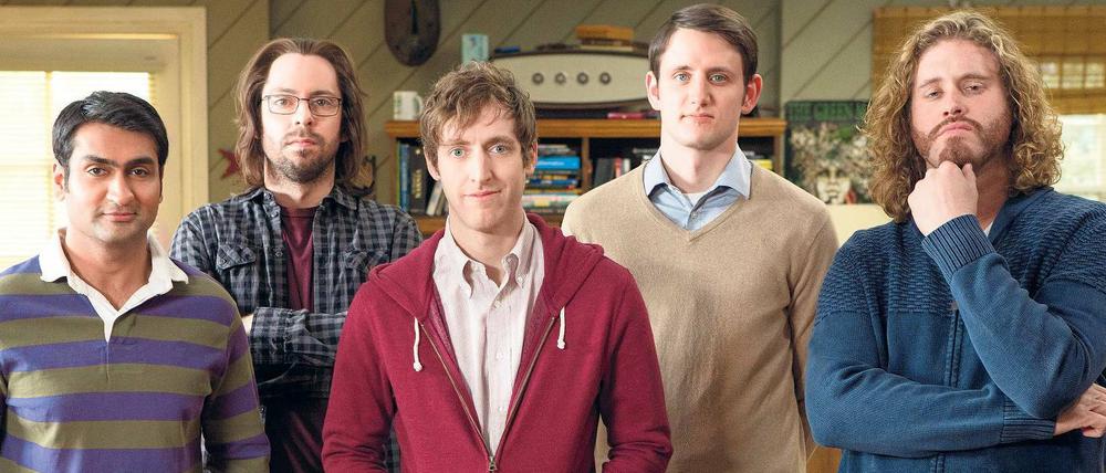 "Keine Zeit für Dates": Die Protagonisten der serie "Silicon Valley", die am Mittwoch um 21 Uhr auf Sky Atlantic startet.