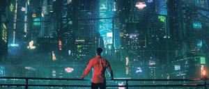 Moloch und Mord: Im Februar startet auf Netflix die Science-Fiction-Serie „Altered Carbon“ (großes Bild), die optisch stark an „Blade Runner“ erinnert. 