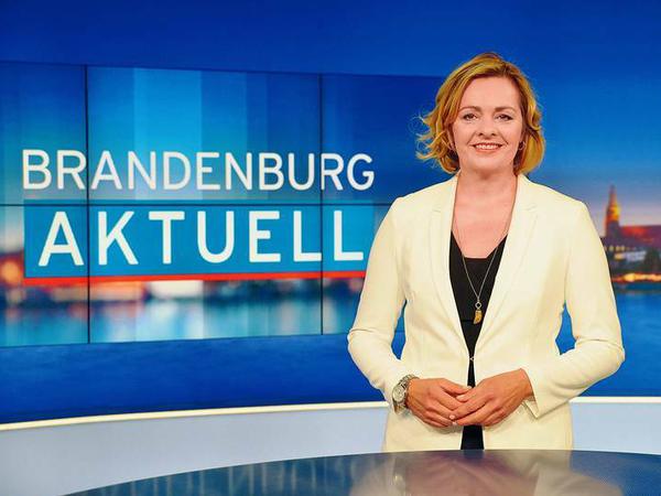 Zu den erfolgreichsten Sendungen im RBB Fernsehen gehören die Regionalmagazine wie „Brandenburg aktuell“ mit Moderatorin Tatjana Jury. 