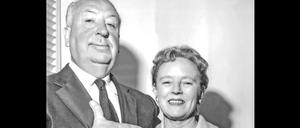 Alfred Hitchcock mit der Partnerin seines Lebens: Alma Reville. 
