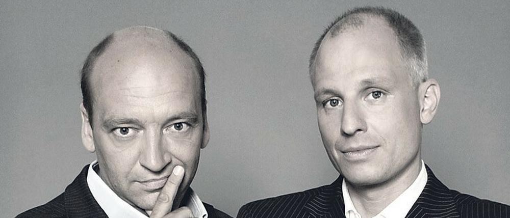 Aller Anfang ist schön. Robert Skuppin (links) und Volker Wieprecht moderierten viele Jahre den „schönen Morgen“ auf Radio Eins. 