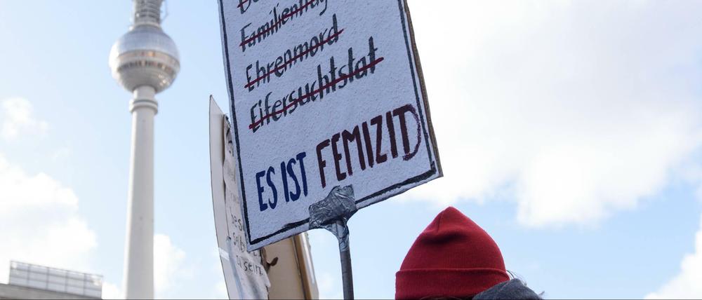 Für mehr Gleichberechtigung. Auch im vergangenen Jahr demonstrierten Menschen anlässlich des Internationalen Frauentags in Berlin.