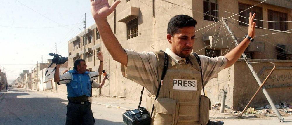Auch in Syrien sind Journalisten in Gefahr.