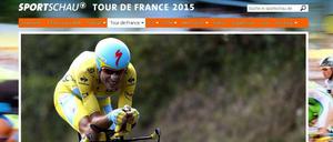 Mehr Radsport im Livestream: Die TV-Übertragung von der Tour de France beginnt am Samstag in der ARD um 16 Uhr 05, im Internet wird ab 13 Uhr 55 gestreamt.