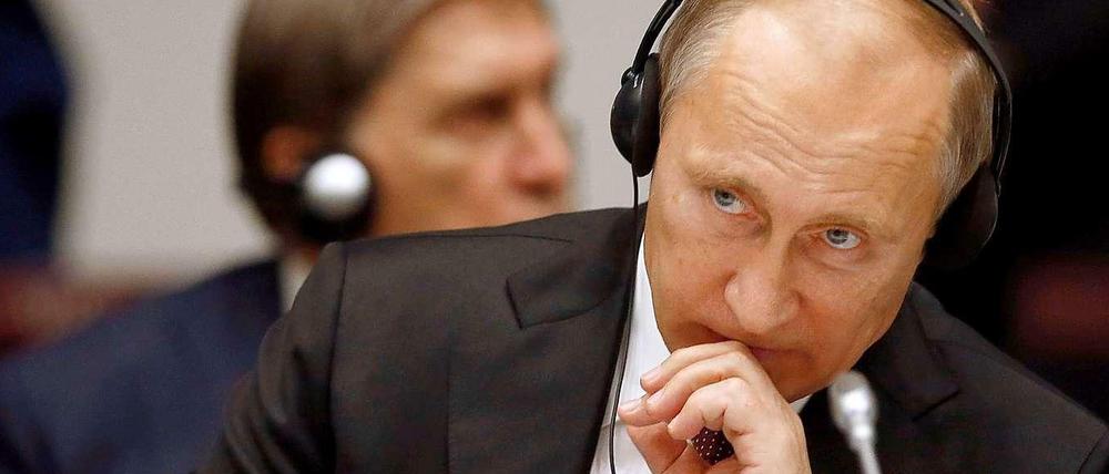 Der russische Staatspräsident Wladimir Putin sorgt sich um das Bild seines Landes im Ausland.