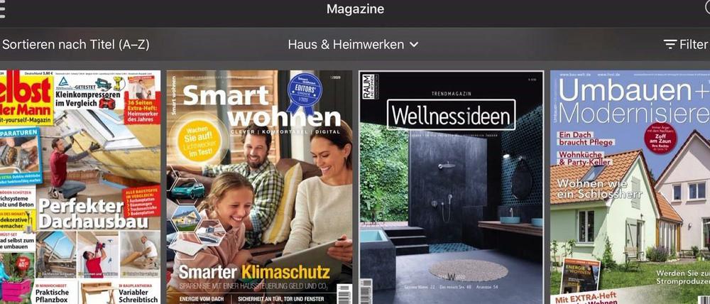 "Selbst ist der Mann" ist die monatliche Zeitschrift, die von deutschen Readly-Nutzern 2019 am meisten abgerufen wurde.