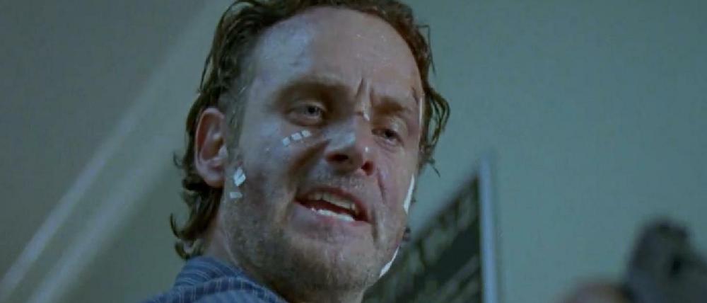 Hauptfigur Rick Grimes (Andrew Lincoln) jagt Zombies in "The Walking Dead"