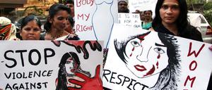 2012 in Mumbai: Inderinnen protestierten nach der Vergewaltigung einer Studentin gegen weit verbreitete sexualisierte Gewalt.