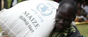 Wie hier in Malawi sind Millionen Menschen in Afrika dringend auf Nahrungshilfen angewiesen.
