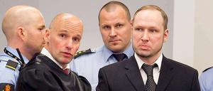 Der Massenmörder Anders Breivik wirkte am dritten Prozesstag am Mittwoch erschöpft und etwas resigniert. 