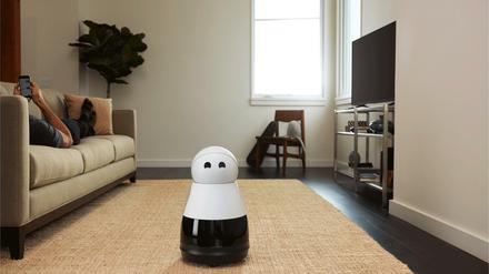 Bosch zeigte in Las Vegas seinen Roboter Kuri. Der hört auf Befehle der Bewohner und legt Profile für sie an.