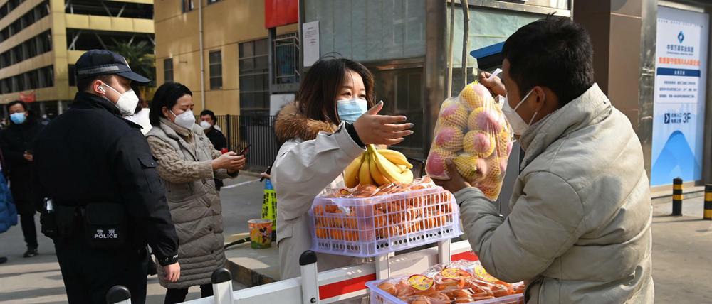 Versorgung im Lockdown in der chinesischen Metropole Xi'an
