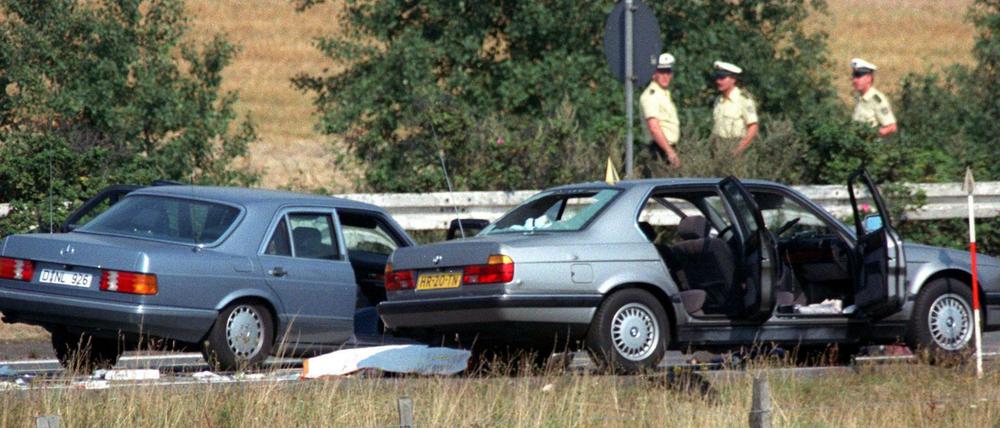 Auf der Autobahn 3 bei Bad Honnef endete im August 1988 das Geiseldrama, bei dem drei Menschen starben.