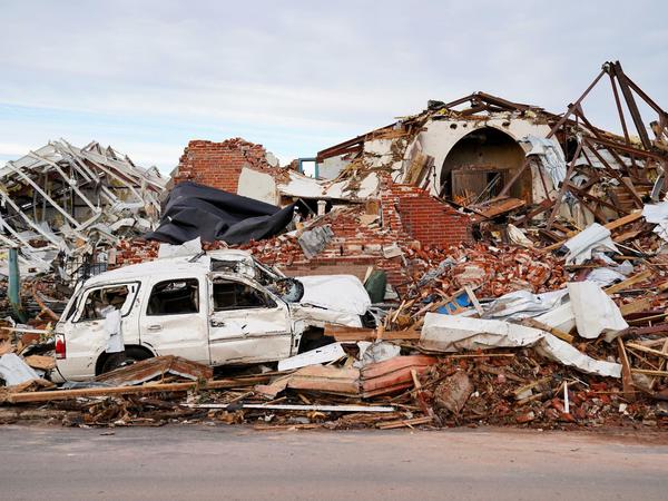 Viele Orte in den betroffenen Bundesstaaten liegen komplett in Trümmern. 