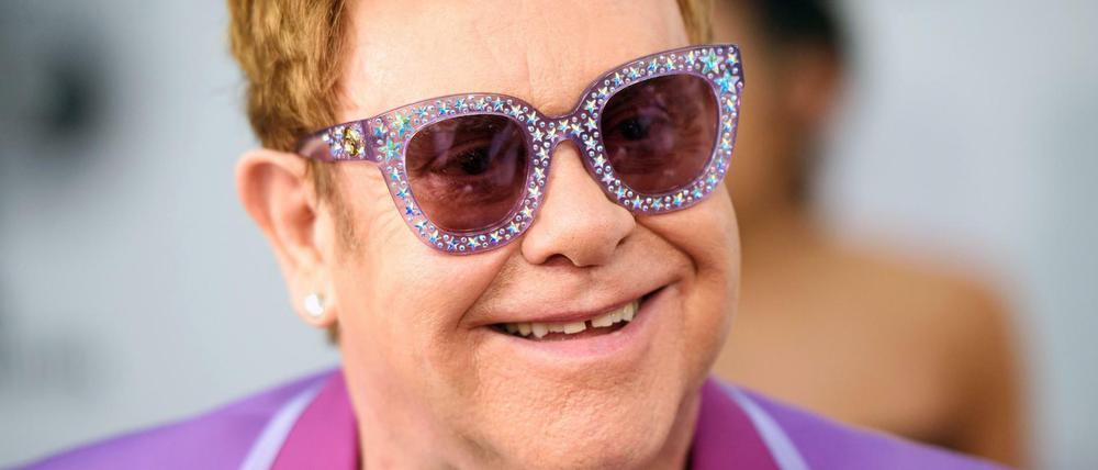 Der britische Popstar Sir Elton John (Archivbild von 2019)
