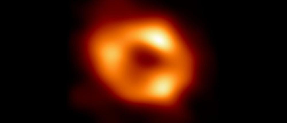 Dies ist das erste Bild von Sagittarius A*, dem Schwarzen Loch im Zentrum unser Galaxie.