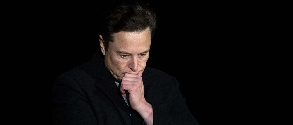 Elon Musk bei einer Veranstaltung seiner Raumfahrtfirma SpaceX.