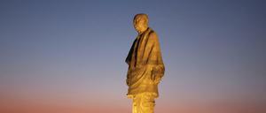 Die höchste Statue der Welt: Unabhängigkeitsheld Sardar Vallabhbhai Patel