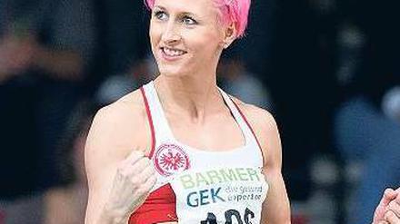 Umstrittene Revanche. Leichtathletik-Star Ariane Friedrich. Foto: dpa