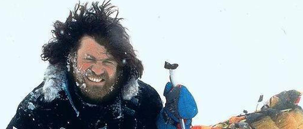 Ewige Suche nach Freiheit. Reinhold Messner 1993 am Nanga Parbat. 