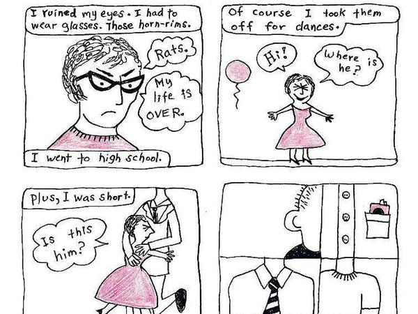 Ein Atwood-Strip aus dem Buch „The Secret Loves of Geek Girls“. Für Komplettansicht auf das rote Plus-Zeichen klicken.