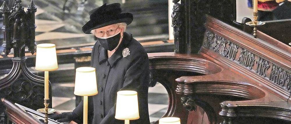 Erst am vergangenen Samstag nahm Königin Elizabeth II. bei der Trauerfeier auf Schloss Windsor Abschied von Prinz Philip.