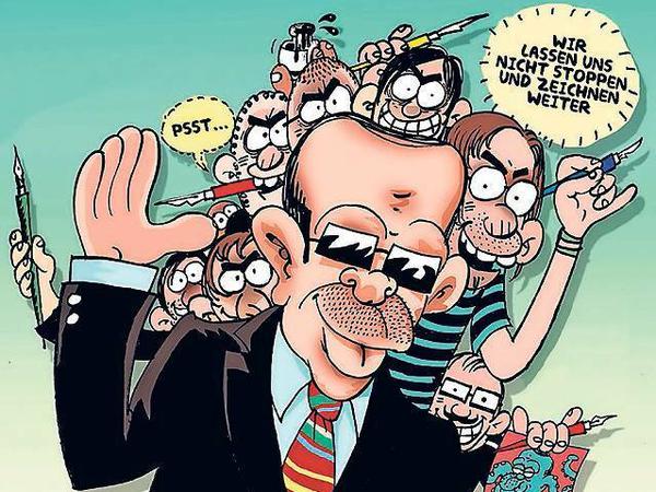Das Cover des Buches „Schluss mit Lustig – Aktuelle Satire aus der Türkei“.
