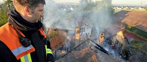 Die Feuerwehr konnte nichts mehr für die Brandopfer in Limburg tun.