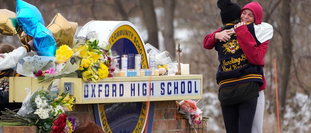 Vier Mitschüler tötete der 15-jährige Täter an der High School in Oxford/Michigan.