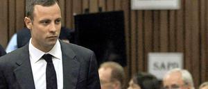Angeklagt: Oscar Pistorius am Montag im Gerichtssaal.