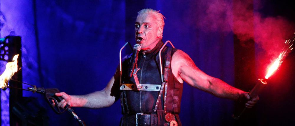Till Lindemann, Sänger der Band Rammstein.