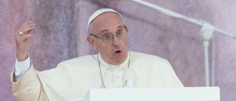 Papst Franziskus will die Jugend als "Vorreiter der Geschichte".