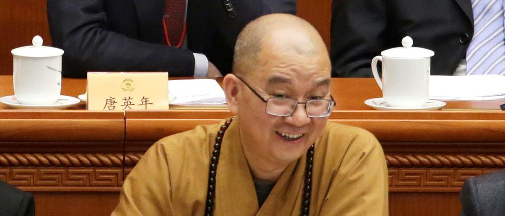 Heftige Vorwürfe - Der prominente Mönch Xuecheng soll mindestens sechs Nonnen zu sexuellen Handlungen gezwungen haben.