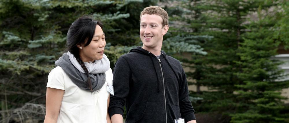 Facebook-Gründer Mark Zuckerberg und seine Frau Priscilla Chan 