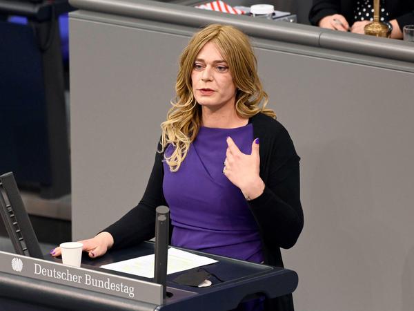 Tessa Ganserer sitzt für die Grünen im Bundestag.