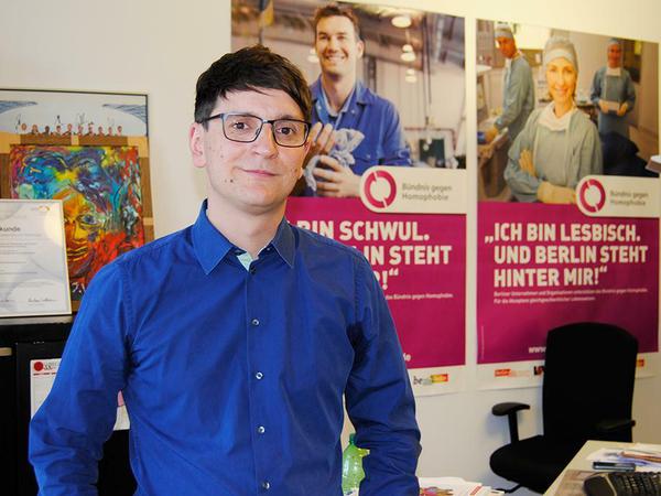 Jörg Steinert, Geschäftsführer des Lesben- und Schwulenverband Berlin-Brandenburg 