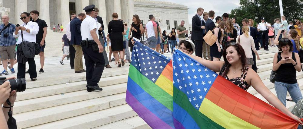Freude über die Entscheidung des Supreme Courts in den USA zur gleichgeschlechtlichen Ehe
