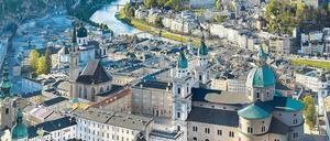 Schönheit an der Salzach. Salzburg besticht nicht nur durch prunkvolle Bauten, sondern auch durch die malerische Lage.