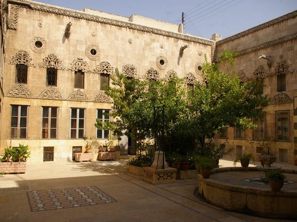 Der Innenhof des Hauses Ajiqbash im Viertel al-Judayda.