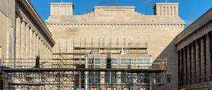 Baustelle Museumsinsel: Im Jahr 2027 soll der erste Bauabschnitt des Pergamon-Museums  abgeschlossen sein.