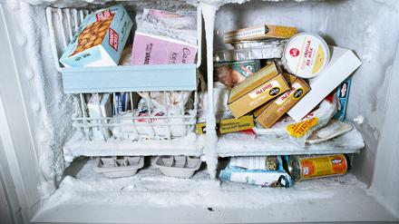 Eiskalter Überfluss. William Egglestons Bild eines geöffneten Gefrierschranks entstand 1980.