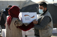 Deutschland engagiert sich mit mehr als 1,6 Milliarden Euro, um den Menschen in Syrien zu helfen. Foto: Help - Hilfe zur Selbsthilfe/obs