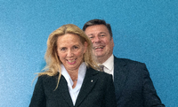 Polizeipräsidentin Barbara Slowik und Innensenator Andreas Geisel (SPD). Foto: Paul Zinken/dpa